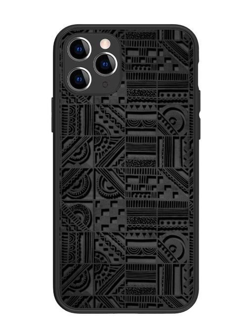 Seamless Pattern Glossy Metal Phone Cover for Apple Iphone 11 Pro Edge Zapvi