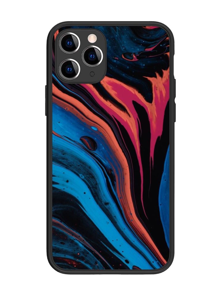 Liquefied Art Glossy Metal TPU Phone Cover for Apple Iphone 11 Pro