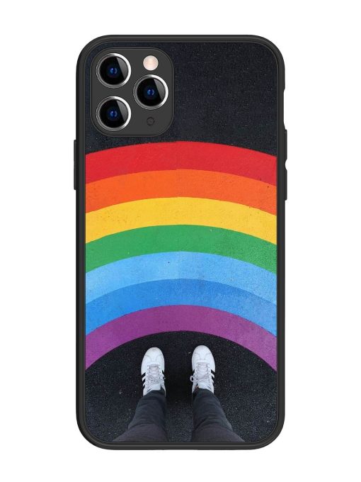 Legs Rainbow Glossy Metal TPU Phone Cover for Apple Iphone 11 Pro Edge Zapvi