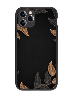 Foliage Art Glossy Metal Phone Cover for Apple Iphone 11 Pro