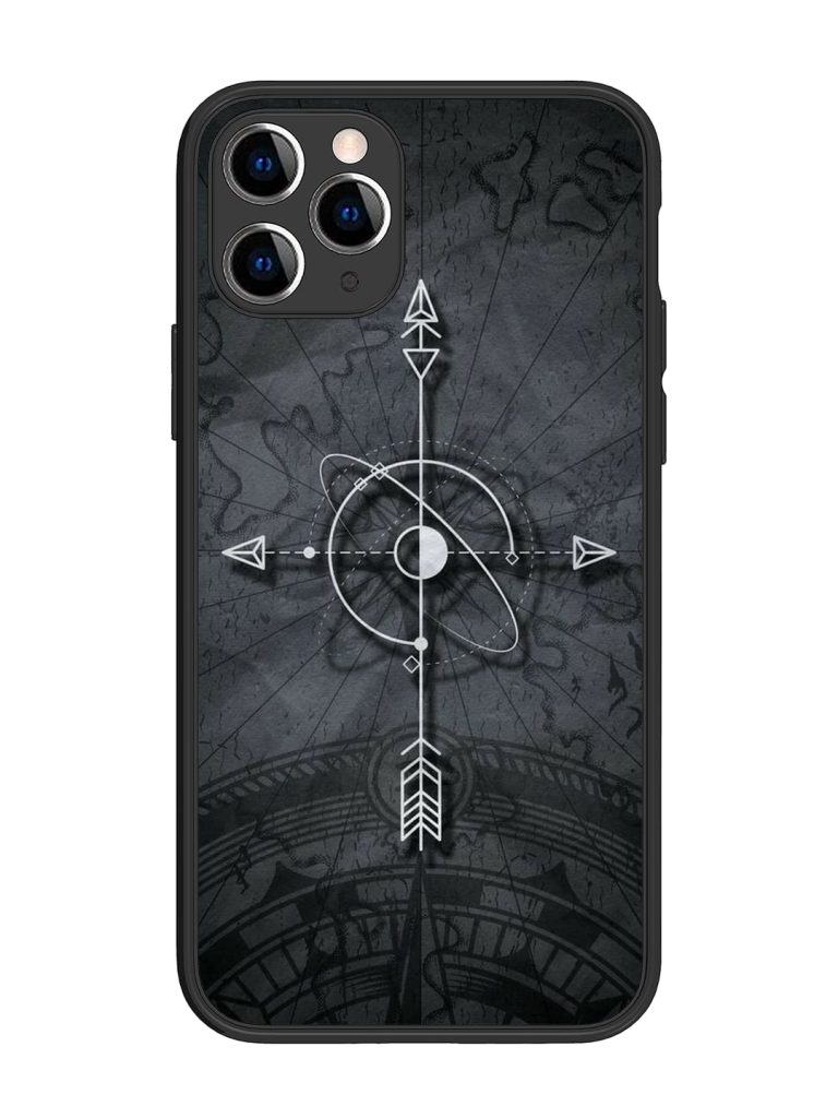Lighting Cross Glossy Metal Phone Cover for Apple Iphone 11 Pro