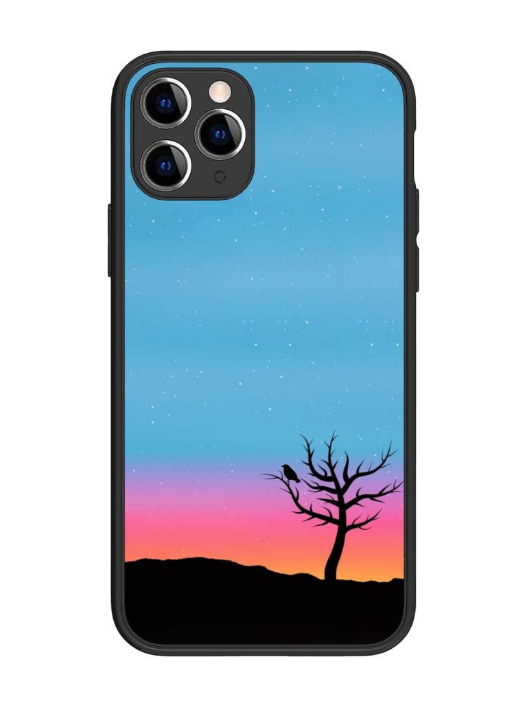 Natural Gradient Glossy Metal Phone Cover for Apple Iphone 11 Pro