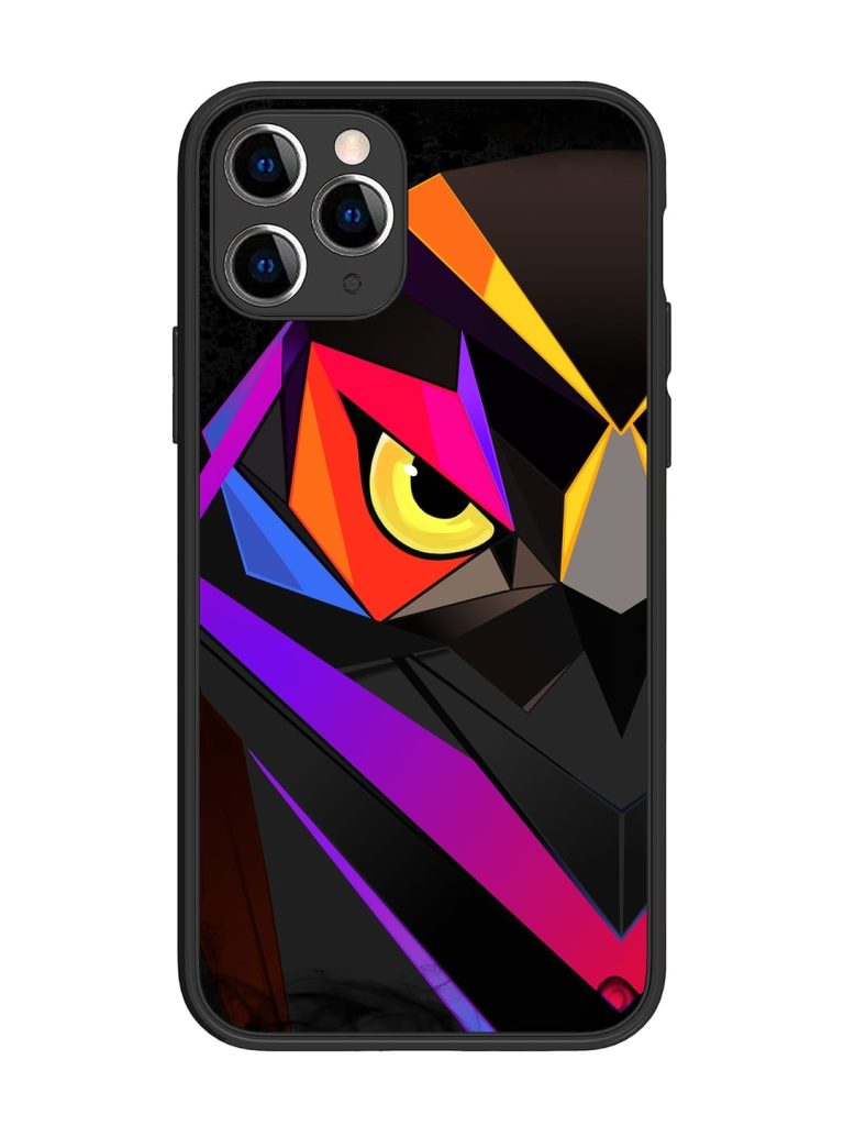 Wpap Owl Glossy Metal Phone Cover for Apple Iphone 11 Pro