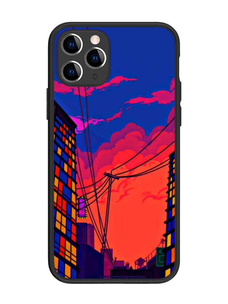 Metropolitan Area Glossy Metal Phone Cover for Apple Iphone 11 Pro