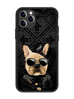 Gangsta Cool Sunmetales Dog Glossy Metal Phone Cover for Apple Iphone 11 Pro