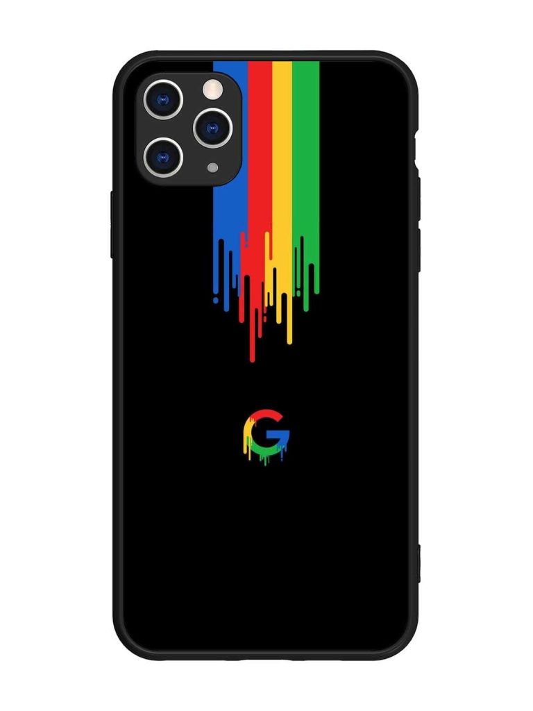 Google Logo Glossy Metal Phone Cover for Apple Iphone 11 Pro Max