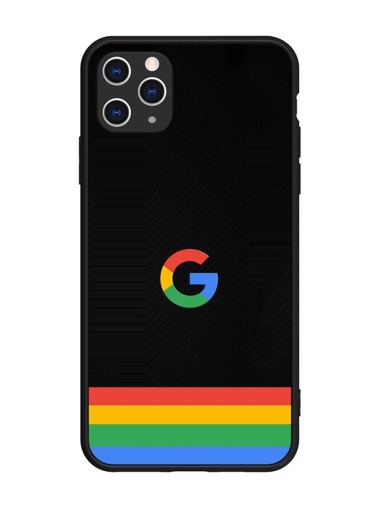 Google Logo Art Glossy Metal Phone Cover for Apple Iphone 11 Pro Max