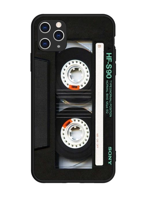 Sony Hf-S90 Cassette Glossy Metal Phone Cover for Apple Iphone 11 Pro Max Edge Zapvi