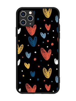 Happy Valentines Day Glossy Metal TPU Phone Cover for Apple Iphone 11 Pro Max