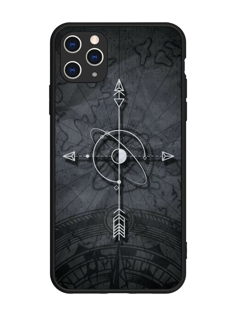 Lighting Cross Glossy Metal Phone Cover for Apple Iphone 11 Pro Max