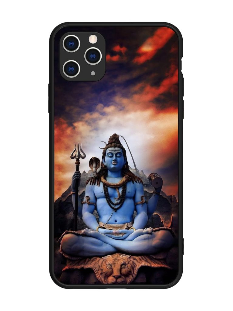 Jai Jai Shiv Glossy Metal Phone Cover for Apple Iphone 11 Pro Max