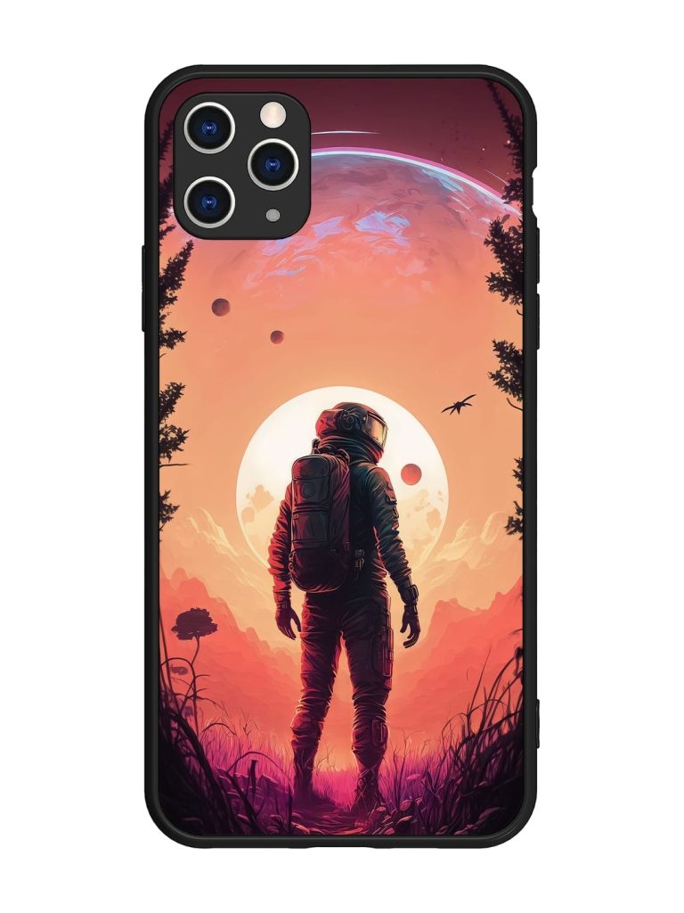 Red Sky At Morning Glossy Metal Phone Cover for Apple Iphone 11 Pro Max