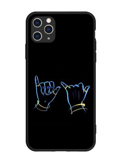 Symbolic Krishna Flute Glossy Metal Phone Cover for Apple Iphone 11 Pro Max