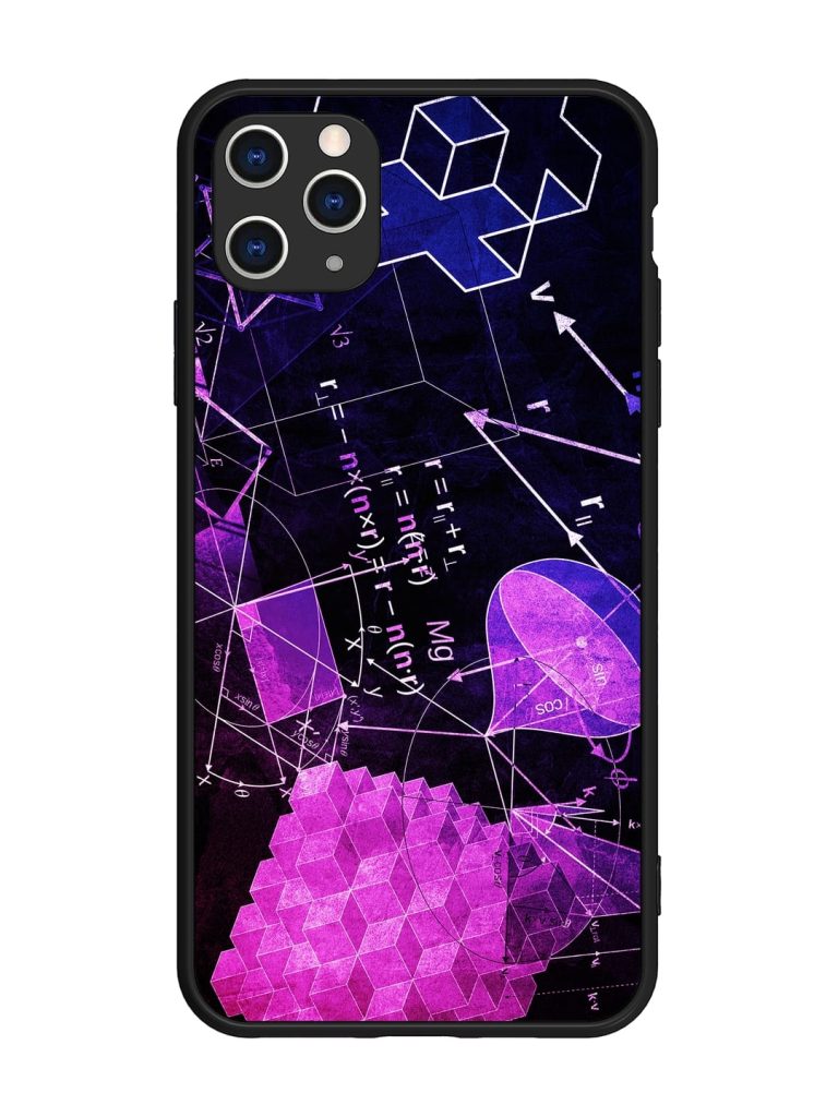 Math Physics Formula Art Glossy Metal Phone Cover for Apple Iphone 11 Pro Max