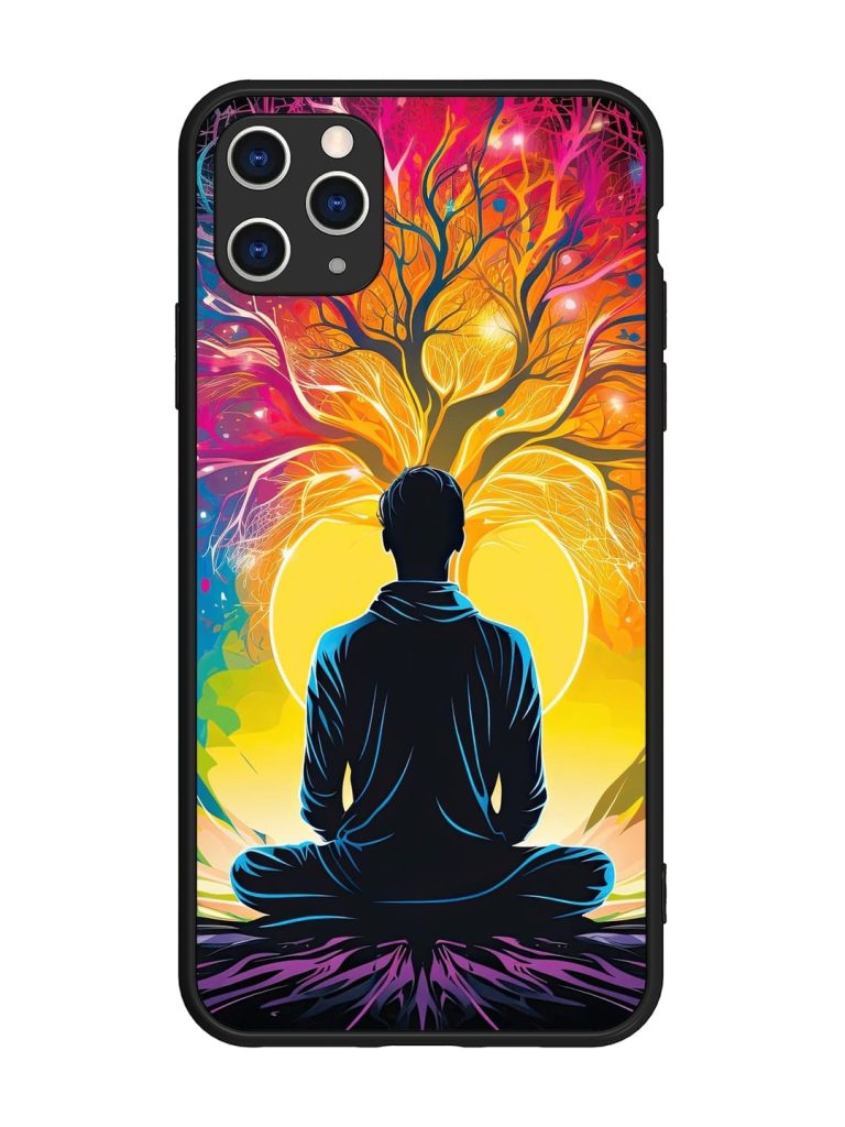 Mind Colourful Glossy Metal Phone Cover for Apple Iphone 11 Pro Max