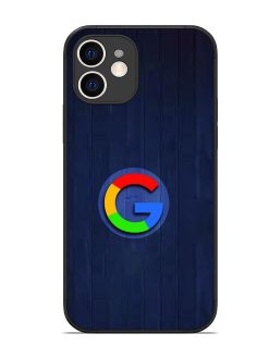 Google Logo Printed Glossy Metal TPU Phone Cover for Apple Iphone 12