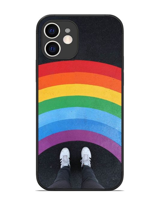 Legs Rainbow Glossy Metal TPU Phone Cover for Apple Iphone 12 Edge Zapvi