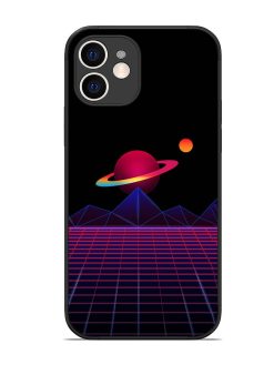 Wave Aesthetic Glossy Metal Phone Cover for Apple Iphone 12