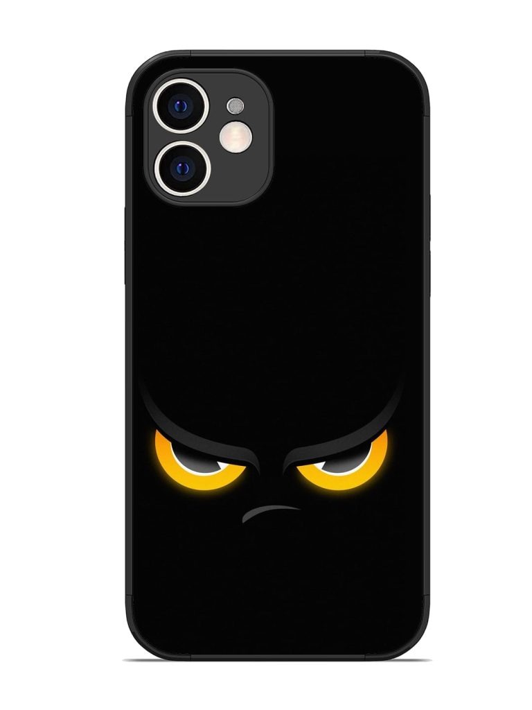 Cartoon Eye Glossy Metal Phone Cover for Apple Iphone 12