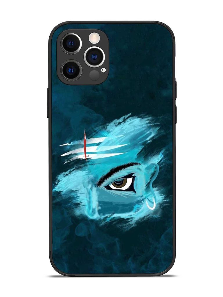 Lord Shiva Glossy Metal Phone Cover for Apple Iphone 12 Pro