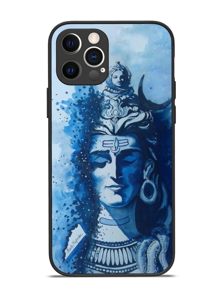 Shiv Art Glossy Metal Phone Cover for Apple Iphone 12 Pro