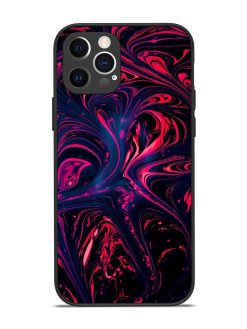 Abstract Background Glossy Metal Phone Cover for Apple Iphone 12 Pro