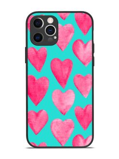 Beautiful Vector Illustration Glossy Metal Phone Cover for Apple Iphone 12 Pro