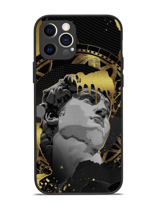 Roman Face Glossy Metal Phone Cover for Apple Iphone 12 Pro Edge Zapvi