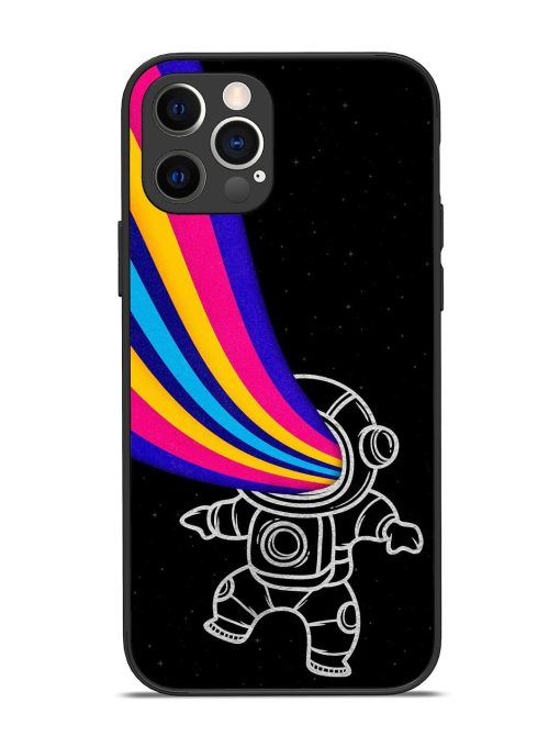 Astronaut Glossy Metal TPU Phone Cover for Apple Iphone 12 Pro Edge Zapvi