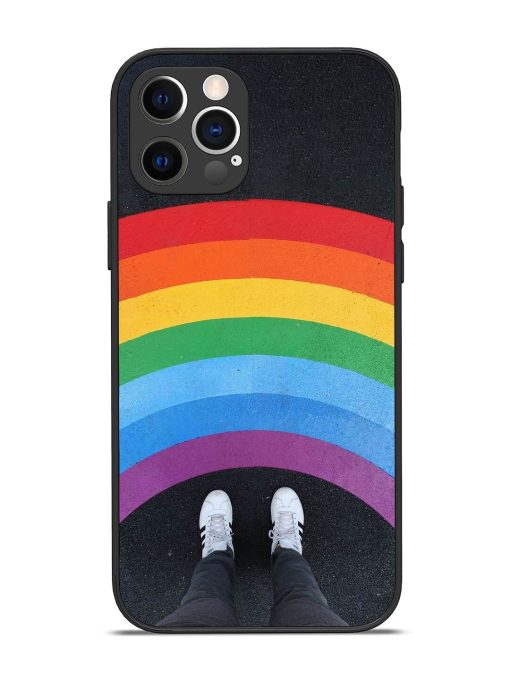 Legs Rainbow Glossy Metal TPU Phone Cover for Apple Iphone 12 Pro Edge Zapvi