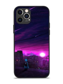 Empty Attempt Glossy Metal Phone Cover for Apple Iphone 12 Pro