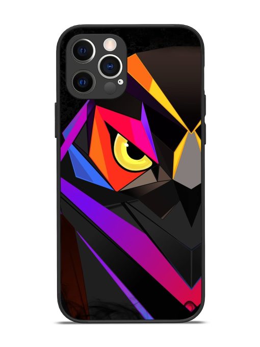 Wpap Owl Glossy Metal Phone Cover for Apple Iphone 12 Pro Edge Zapvi