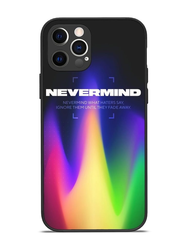Nevermind Glossy Metal Phone Cover for Apple Iphone 12 Pro