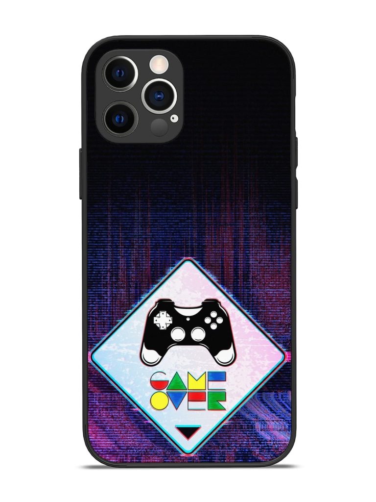 Game Over Glossy Metal Phone Cover for Apple Iphone 12 Pro