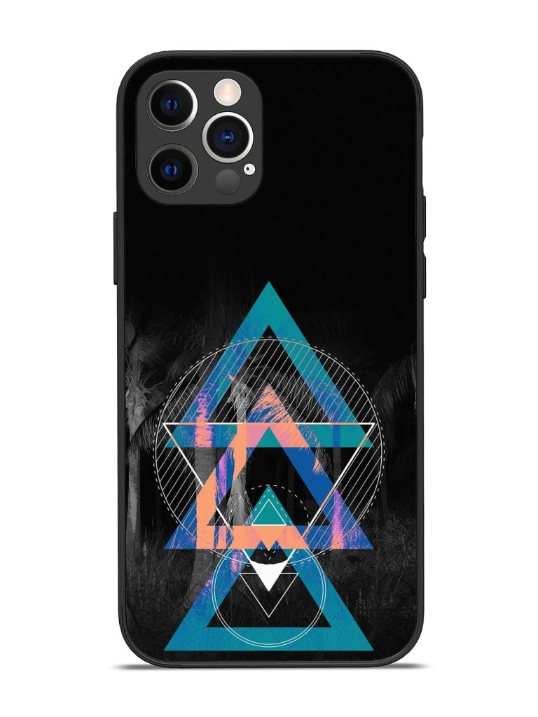 Indie Cross Glossy Metal Phone Cover for Apple Iphone 12 Pro