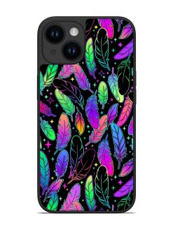 Bright Multi Colored Seamless Glossy Metal Phone Cover for Apple Iphone 14