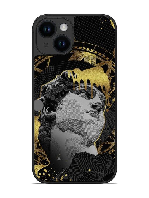 Roman Face Glossy Metal Phone Cover for Apple Iphone 14 Edge Zapvi