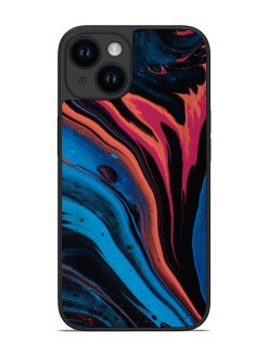 Liquefied Art Glossy Metal TPU Phone Cover for Apple Iphone 14