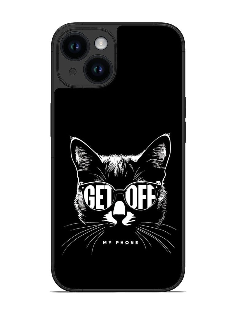 Get Off Glossy Metal TPU Phone Cover for Apple Iphone 14
