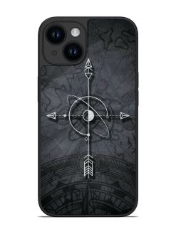 Lighting Cross Glossy Metal Phone Cover for Apple Iphone 14