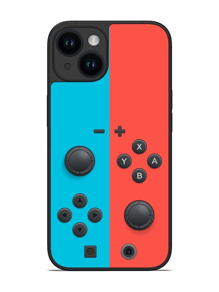 Joystick Nintendo Glossy Metal Phone Cover for Apple Iphone 14