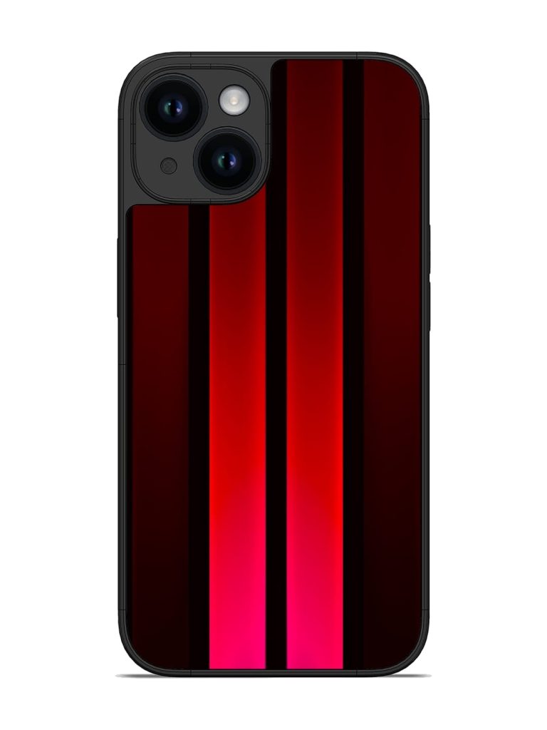 Netlix Ribbons Glossy Metal Phone Cover for Apple Iphone 14