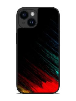 Color Pattern Glossy Metal Phone Cover for Apple Iphone 14