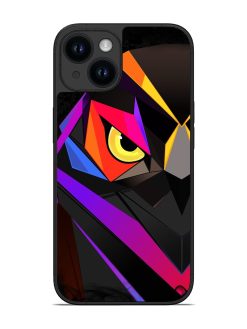 Wpap Owl Glossy Metal Phone Cover for Apple Iphone 14