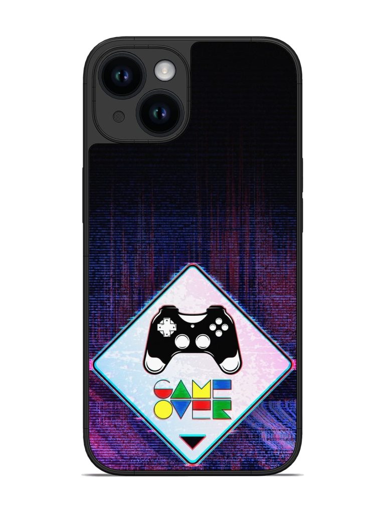 Game Over Glossy Metal Phone Cover for Apple Iphone 14