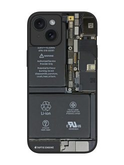 Phone Insider Glossy Metal Phone Cover for Apple Iphone 15 Plus