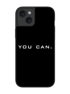 You Can Glossy Metal Phone Cover for Apple Iphone 15 Plus