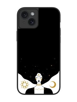 Mystical Vector Vintage Glossy Metal TPU Phone Cover for Apple Iphone 15 Plus