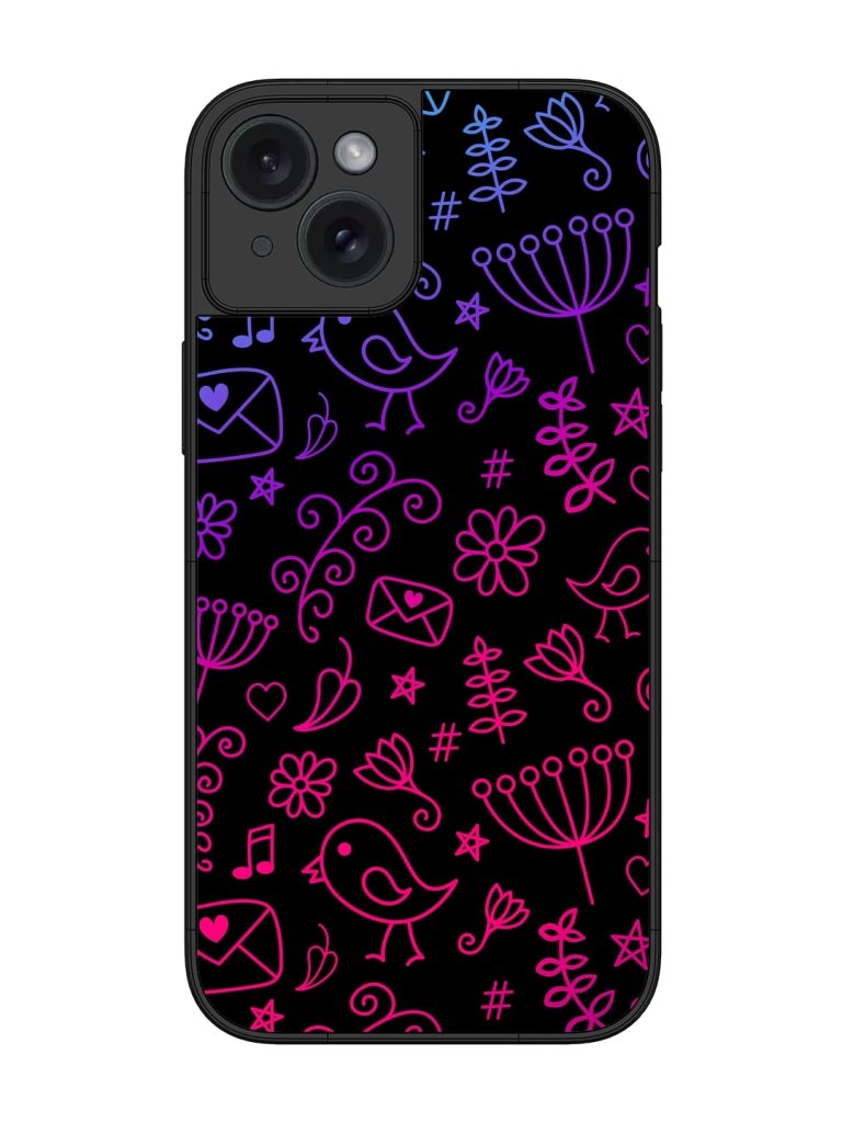 Cool Girly Glossy Metal Phone Cover for Apple Iphone 15 Plus
