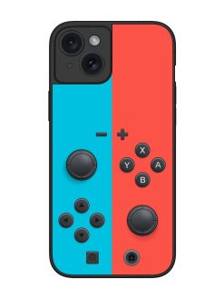 Joystick Nintendo Glossy Metal Phone Cover for Apple Iphone 15 Plus